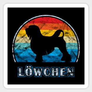 Lowchen Vintage Design Dog Sticker